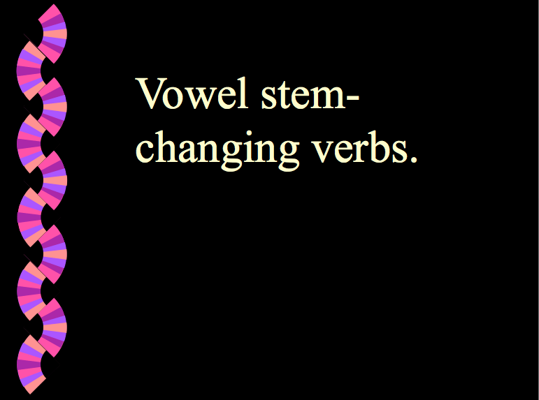 Words with the stem voc