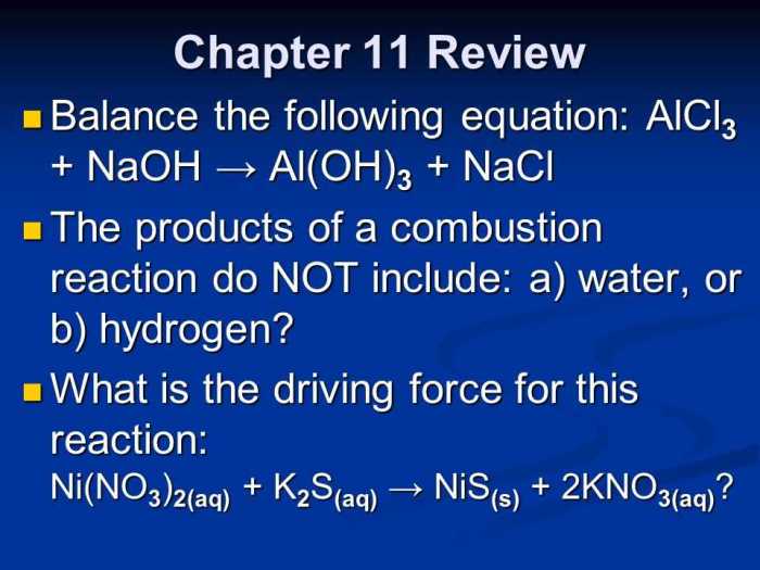 Chapter 11 chemical reactions answer key pdf