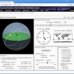 Motions of the sun simulator