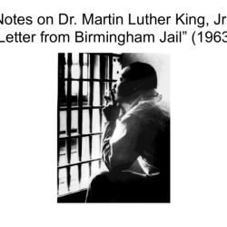 Questions for letter from birmingham jail