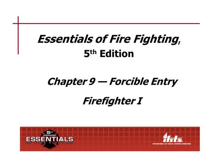 Essentials of firefighting 7th edition answer key