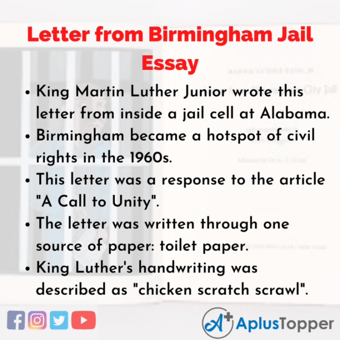 Birmingham jail letter comprehension questions 2938 followers original