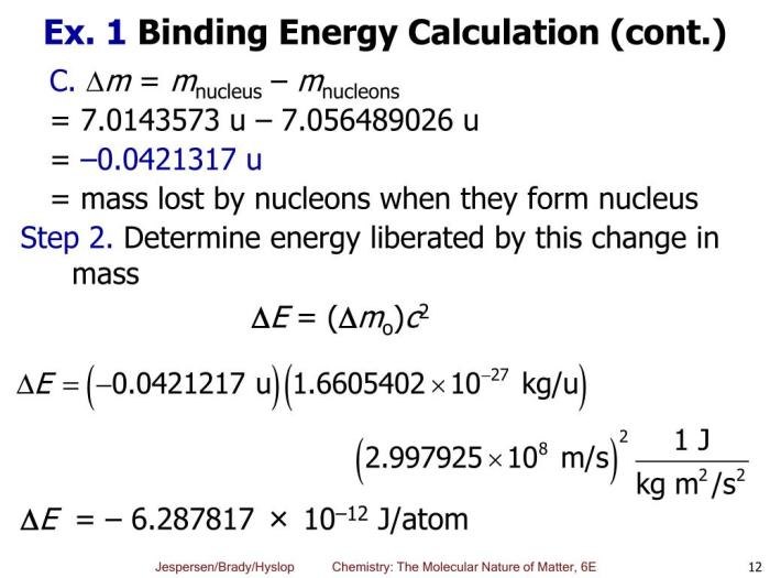 Binding nuclear physics energies equation question homework