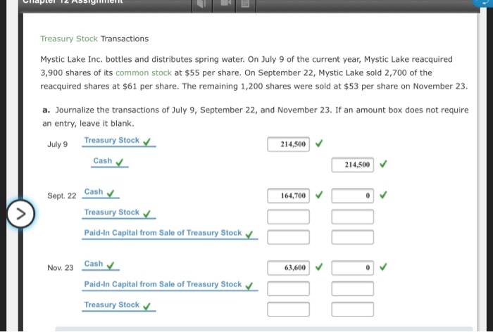 Each of the following transactions affects stockholders' equity except